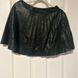 Zara Black Mini Pleated Skirt